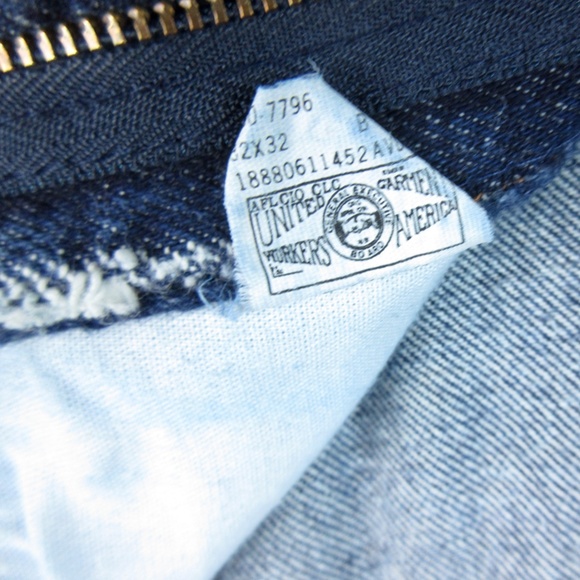 Vintage 1990's Lee Western Cowgirl Jeans, Sz M Medium L Large Dark Denim Wash - Picture 5 of 6